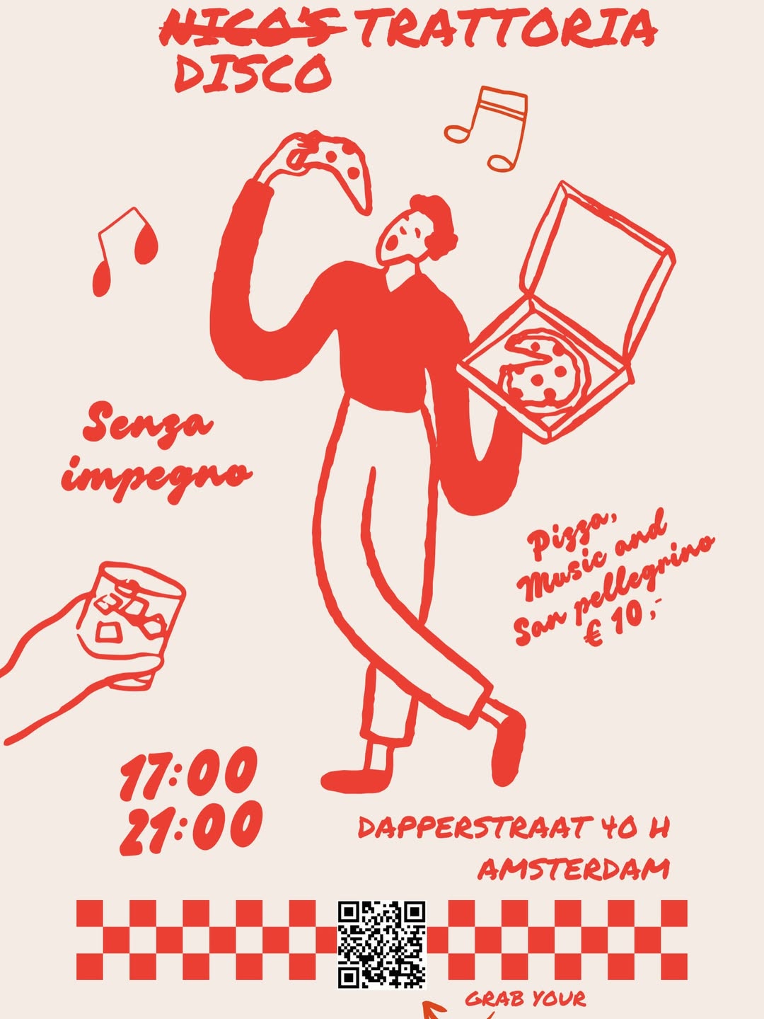 For one night only, Nico’s Trattoria turns into a Disco Trattoria 💃🍕